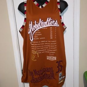 Platinum FuBu Basketball Jersey Harlem Globtrotter